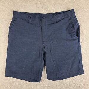 Callaway Shorts Mens 36 Blue 9" Inseam Casual Chino Performance Golf *